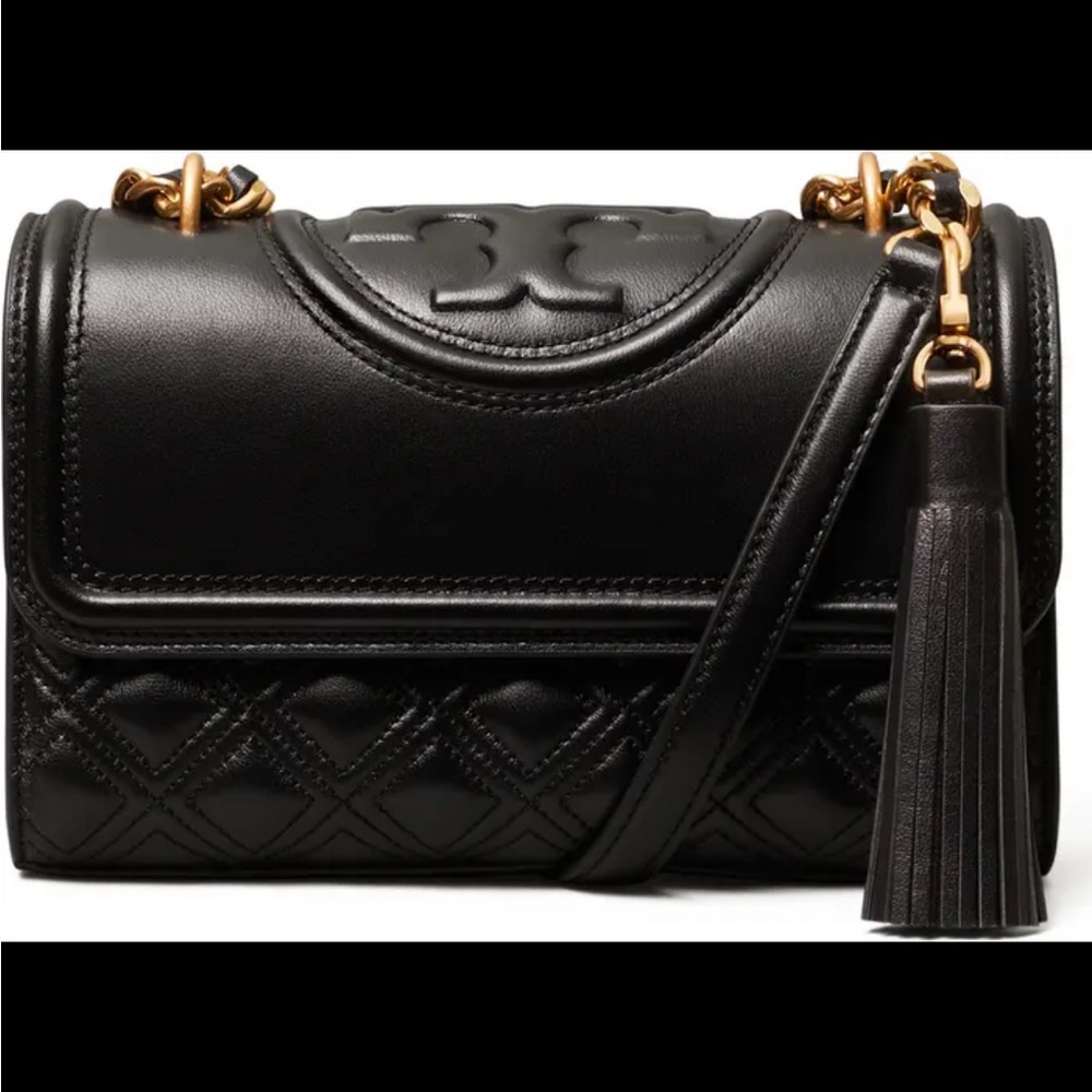 Fleming Small Convertible Leather Shoulder Bag good condition